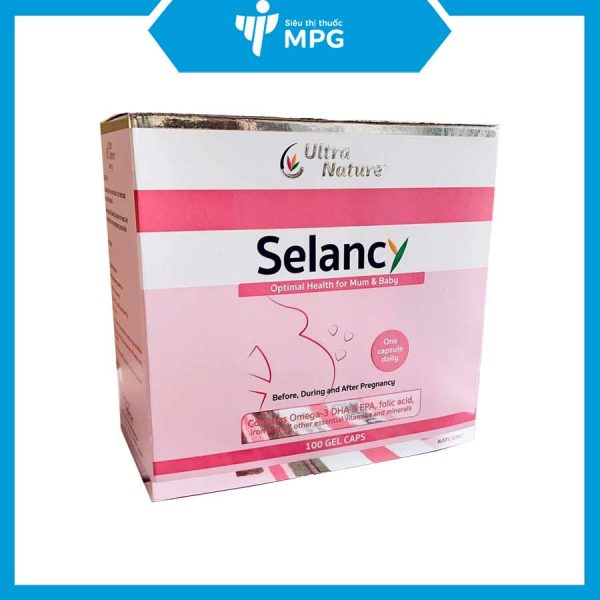 Viên uống selancy for pregnancy bổ sung vitamin cho bà bầu
