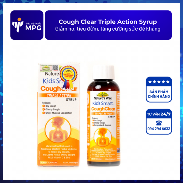 Nature’s Way Kids Smart Cough Clear Triple Action Syrup