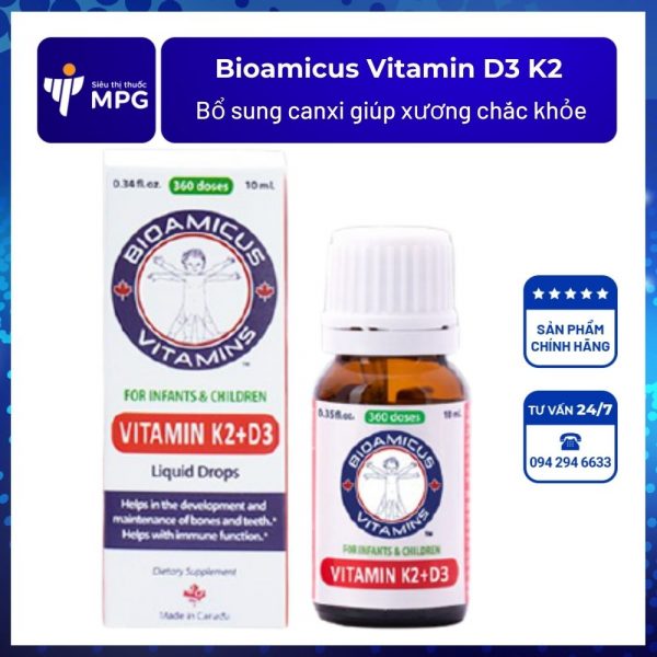 Bioamicus Vitamin D3 K2