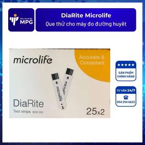 Que thử đường huyết DiaRite Microlife